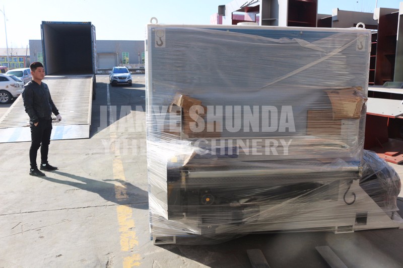 Plywood sanding machine exported to Indonesia